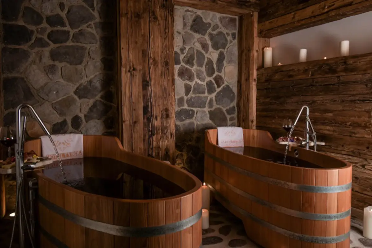Bagno di vino al Tyrol 