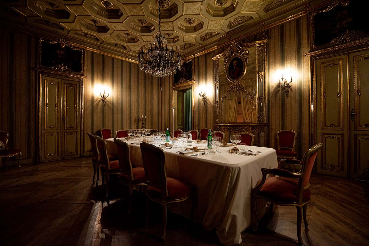 Palazzo Saluzzo Paesana Torino, la stella di Unforgettable brilla grazie ai vegetali