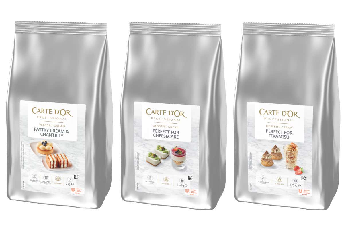 Le Creme a freddo Pastry Cream & Chantilly, Crema Cheesecake e Crema Tiramisù