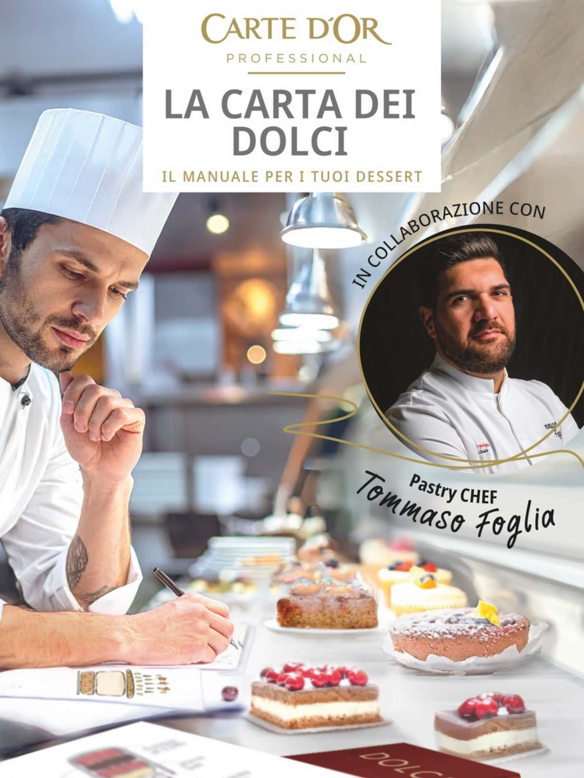 La copertina del manuale La Carta dei dolci, curato da Tommaso Foglia