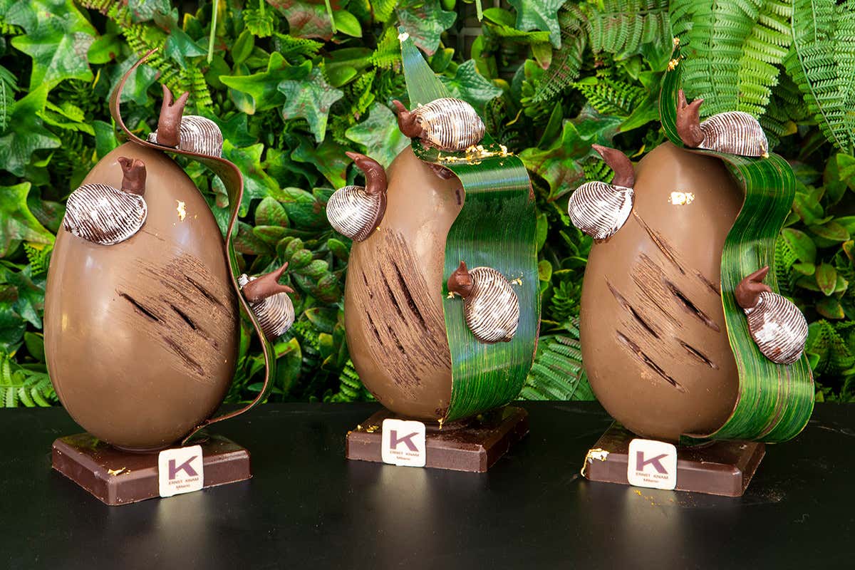 L'Uovo Lumaca di Ernst Knam  La Pasqua di Ernst Knam all'insegna dell'amore per l'ambiente