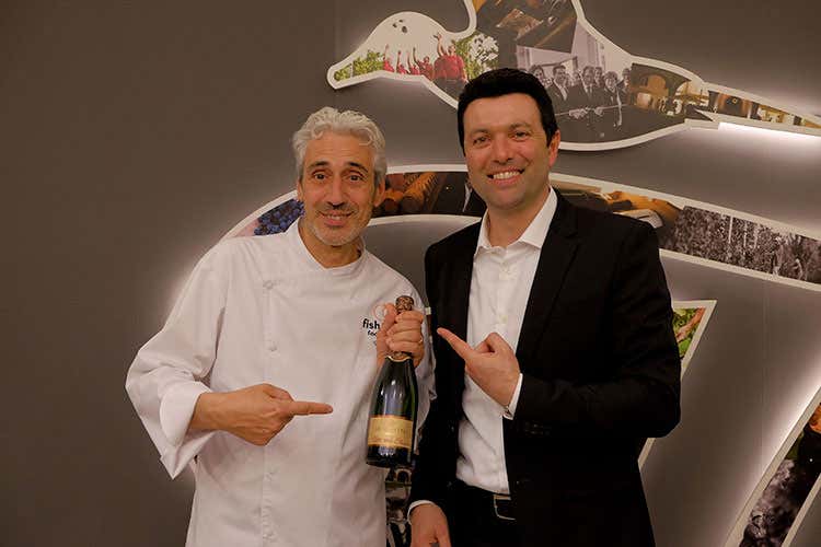 Leandro Luppi e Fabio Zenato (Uve Turbiana e Chardonnay per il nuovo Metodo Classico Le Morette)