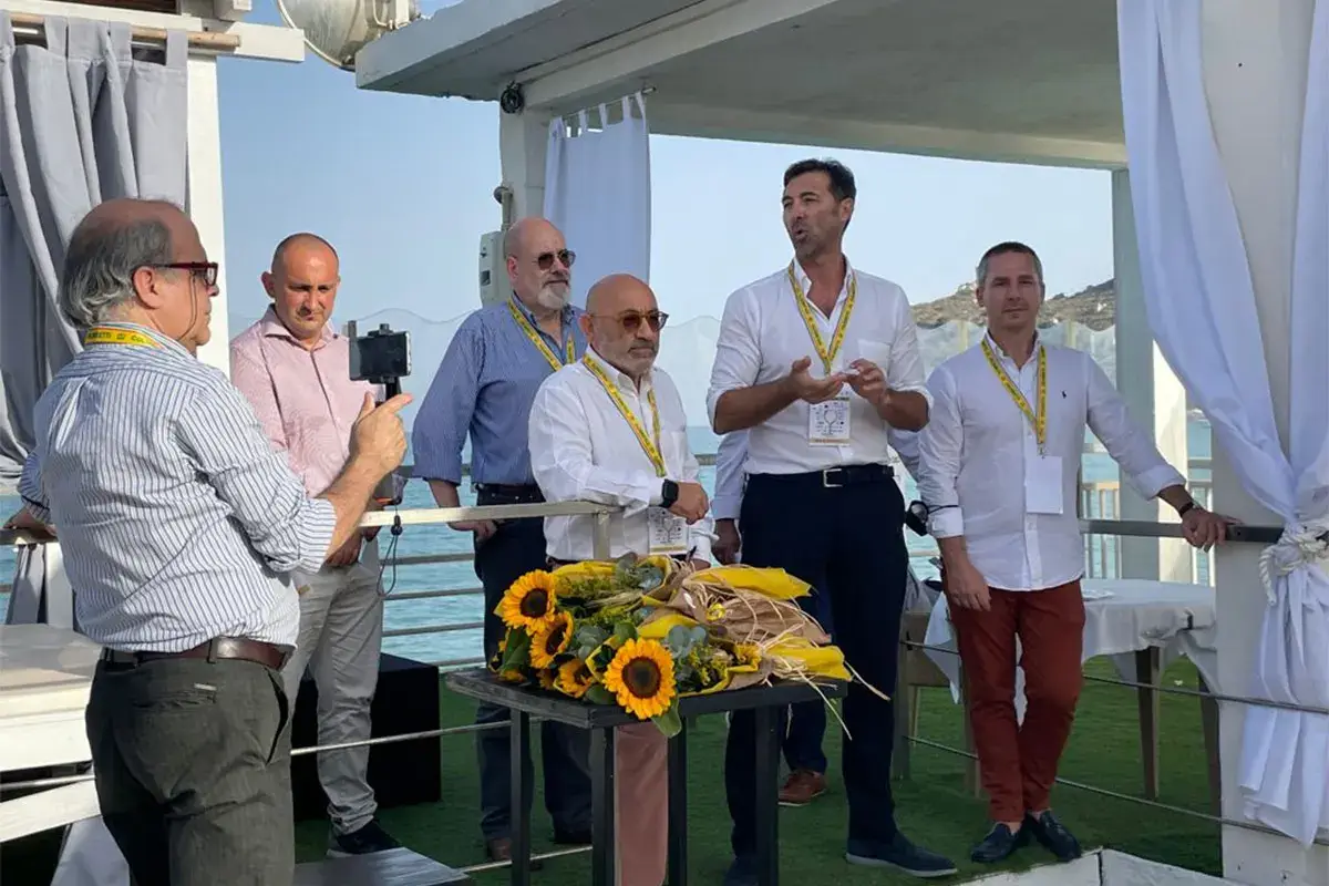 il momento della premiazione del concorso Vermentino a Cagliari - Concorso enologico nazionale Vermentino 2021