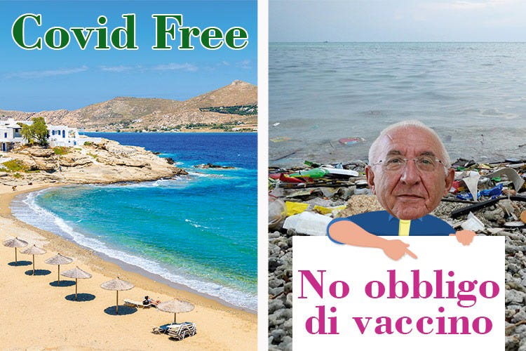 La Grecia pensa alle isole Covid free mentre l'Italia tentenna - Troppi no-vax, che pericolo! Turismo e sanità rischiano il ko