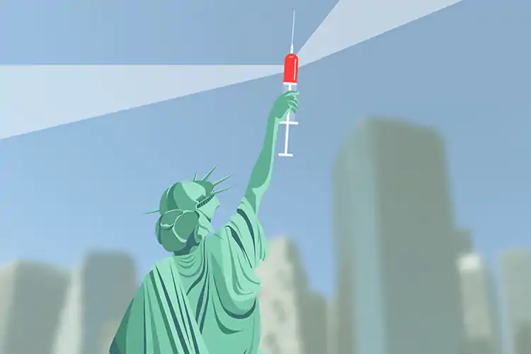 La citt&agrave; di New York vuole offrire a tutti i turisti che visitano la Grande Mela il vaccino monodose Vaccino Johnson