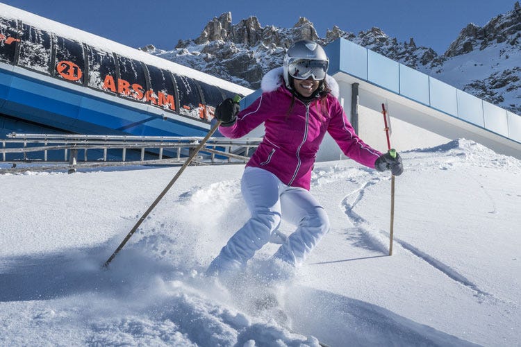 Slalom sulle piste di Obereggen - La Val D'Ega si prepara all'inverno Festa con i 50 anni di Obereggen