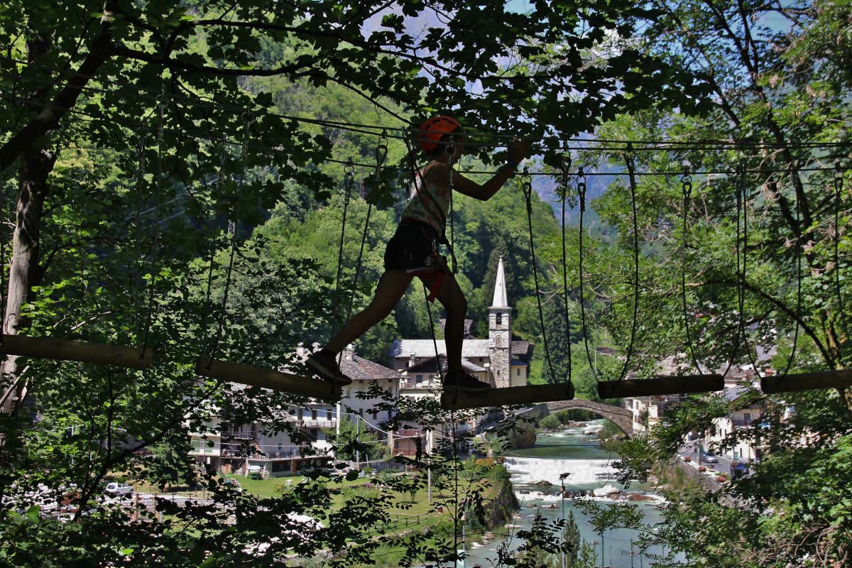 Il Parco avventura di Fontainemore È arrivata l’estate, le stelle della Val d’Aosta si accendono
