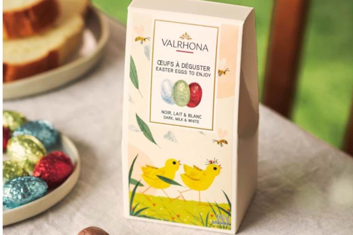 Astuccio di cioccolatini Valrhona per la Pasqua 