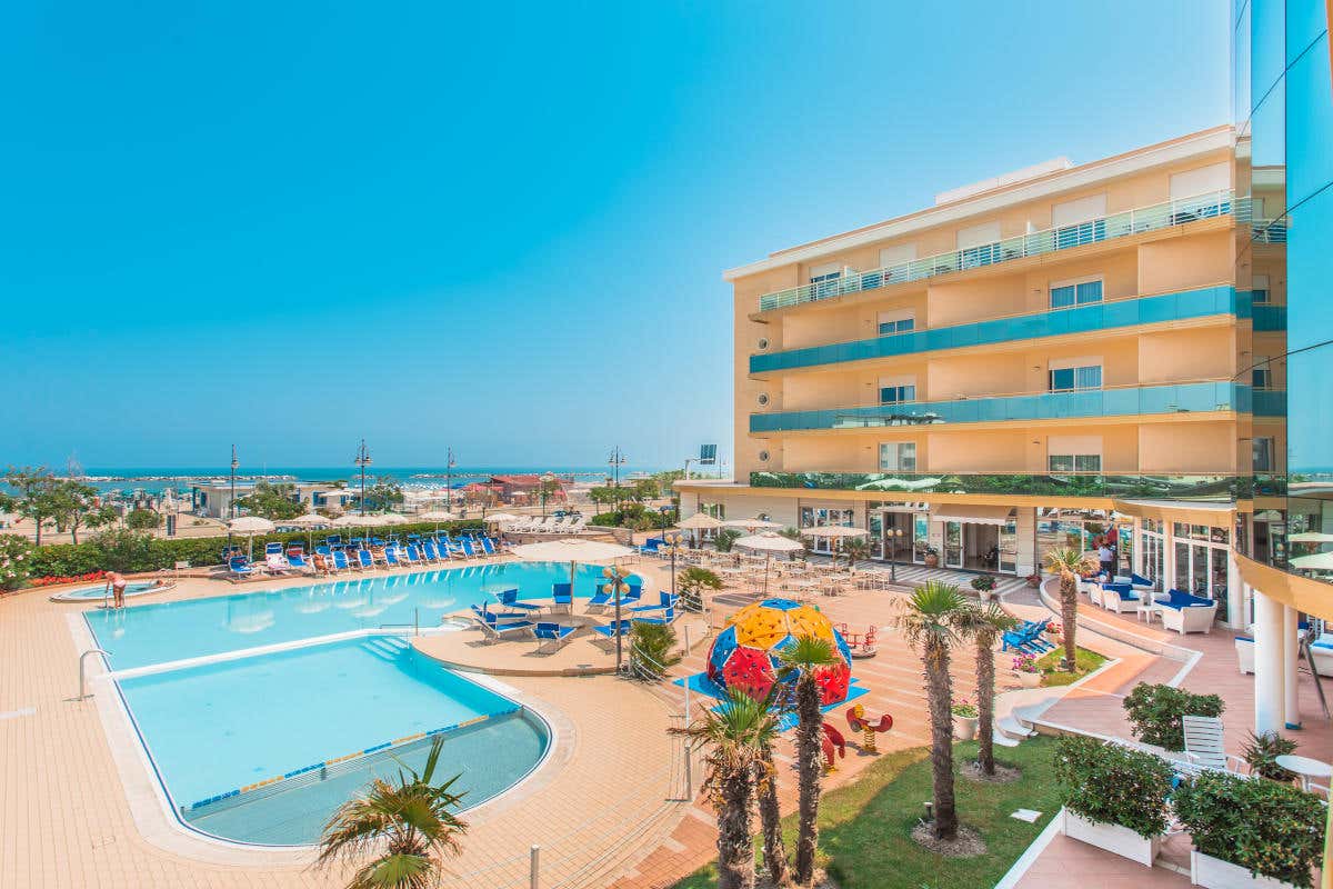 L'hotel Valverde, a due passi dal mare Ricci Hotels: sulla riviera romagnola cinque strutture per vacanze per ogni gusto