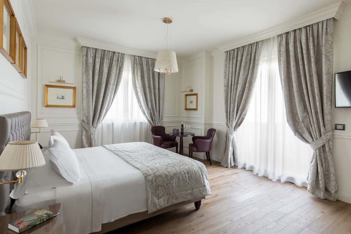 La zona notte di una Vital Spa Suite