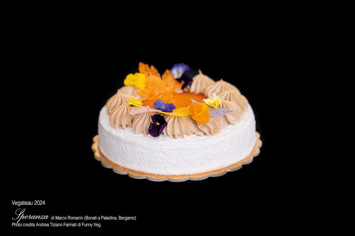 La miglior torta vegana è di Luca Bonini della pasticceria Decca di Castenedolo