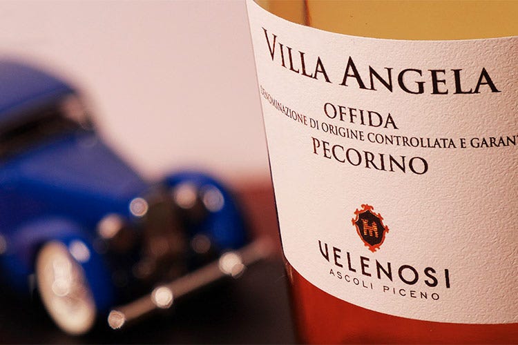 Offida Docg Pecorino Velenosi - Velenosi, i grandi vini di oggi abbinati alle immortali auto d'epoca