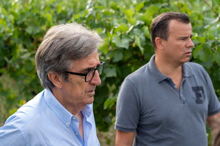 Riccardo Cotarella e Andrea Giorgi (Cala la vendemmia in Oltrep&ograve;  Ma prende quota il Progetto Qualit&agrave;)