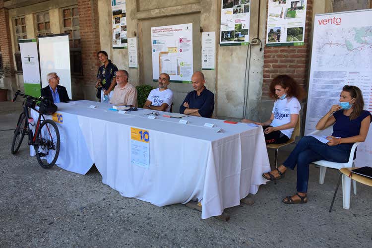 La presentazione della pista ciclabile in Lomellina - Vento, una ciclabile lungo il Po per rilanciare il turismo sostenibile