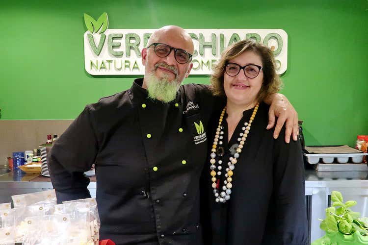 Nello e Daniela Occhipinti (Verdechiaro, cucina salutistica da gustare anche a casa DA FINIRE)