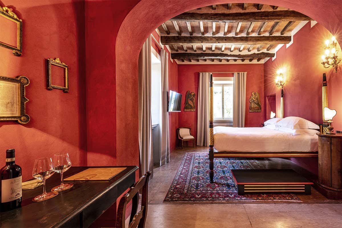 La stanza del Vescovo Rigenerarsi a Montalcino Villa Le Prata, luogo di benessere