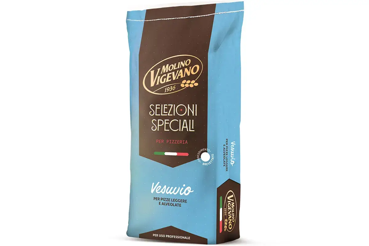 La farina Vesuvio di Molino Vigevano &ldquo;Vesuvio&rdquo;, la farina per la pizza napoletana contemporanea