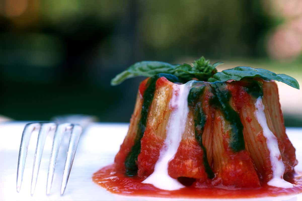 Il Vesuvio di rigatoni&nbsp; Pasqua a Napoli, ecco alcuni ristoranti dove mangiare