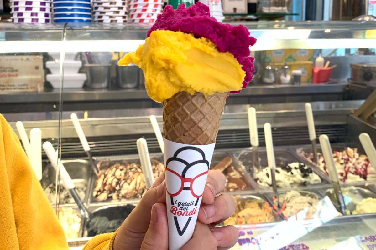 Un'ottima alternativa di gelato vegano per Vetulio Bondi, Mango e Fico d'India