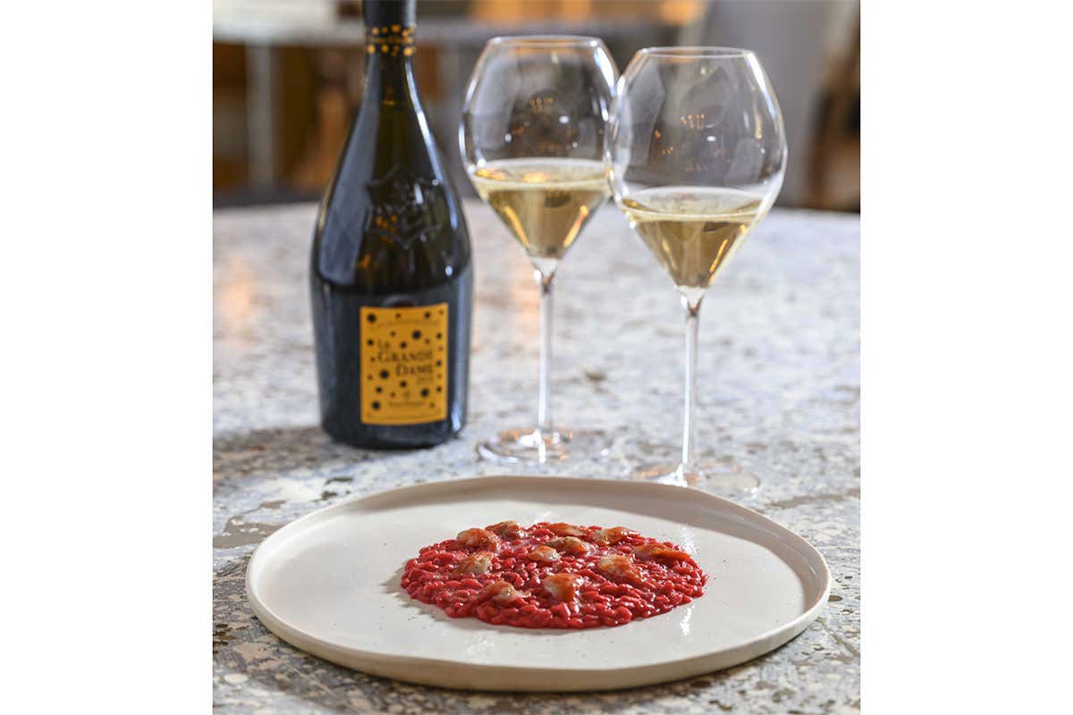 La Grnde Dame 2012 &egrave; ideale con le ricette che mettono al centro i prodotti freschi dell'orto Veuve Clicquot La Grande Dame 2012