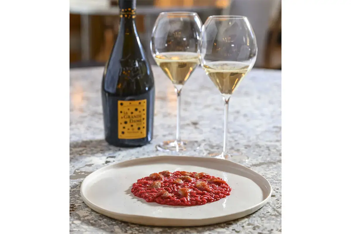 La Grnde Dame 2012 &egrave; ideale con le ricette che mettono al centro i prodotti freschi dell'orto Veuve Clicquot La Grande Dame 2012