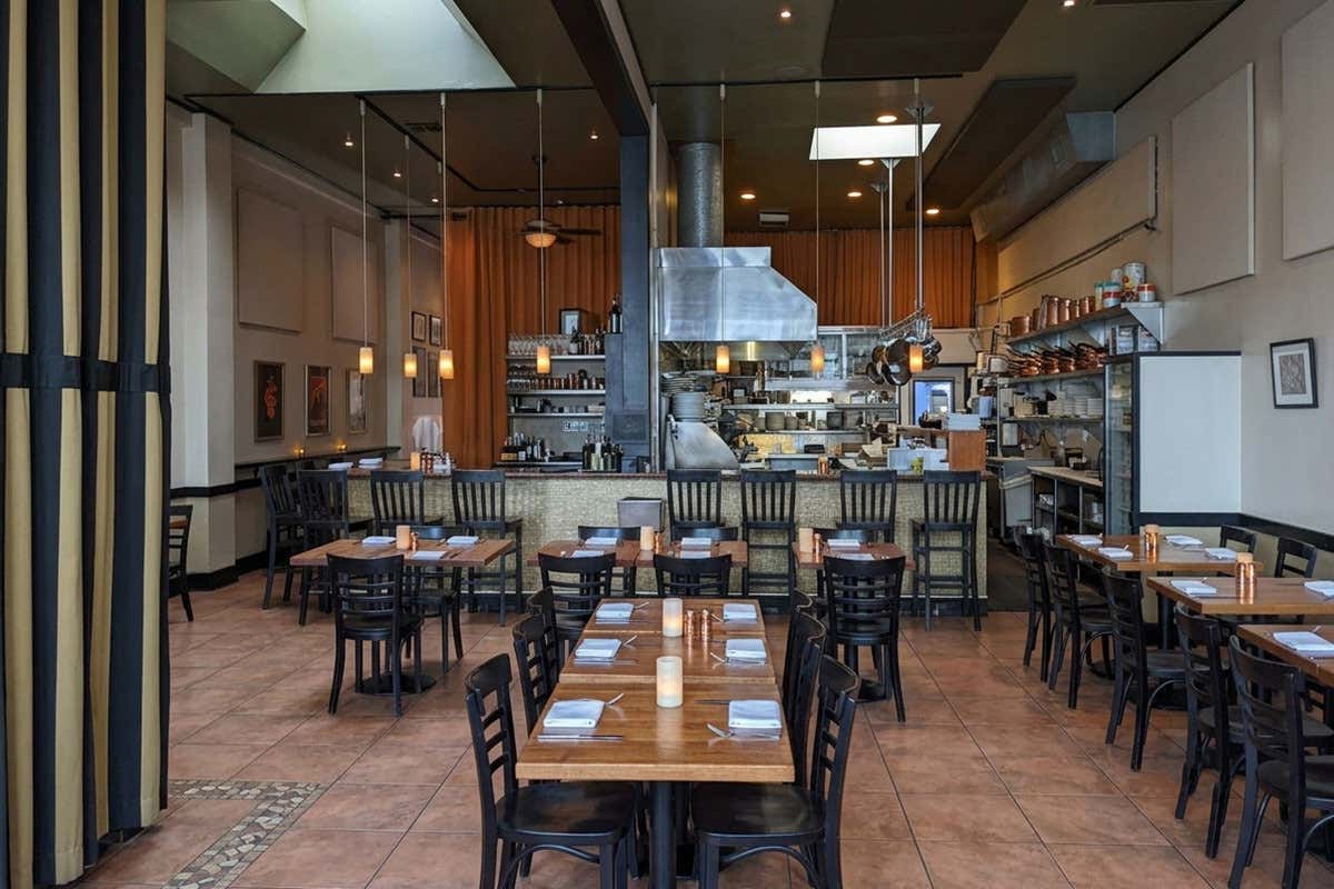 La sala del ristorante Via del Corso