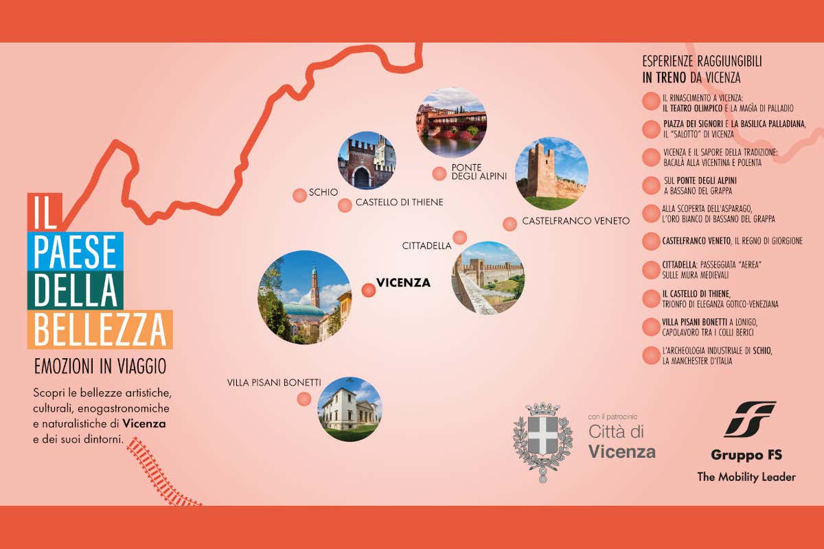 Vicenza e i dintorni in treno