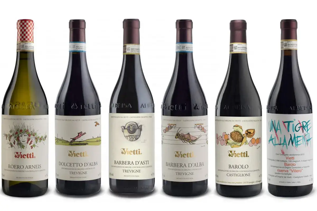 Le bottiglie Vietti degustate Vietti, cantina profonda che non rinuncia alla qualit&agrave;