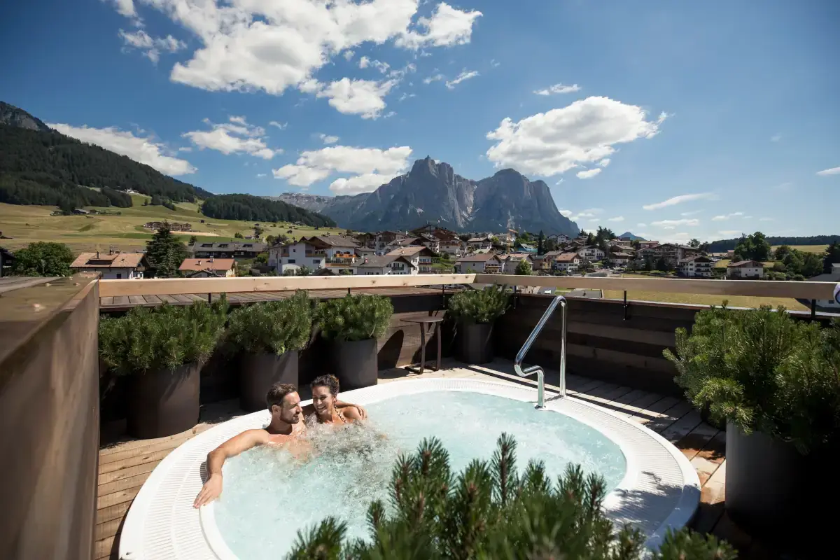 L'idromassaggio dell'hotel 