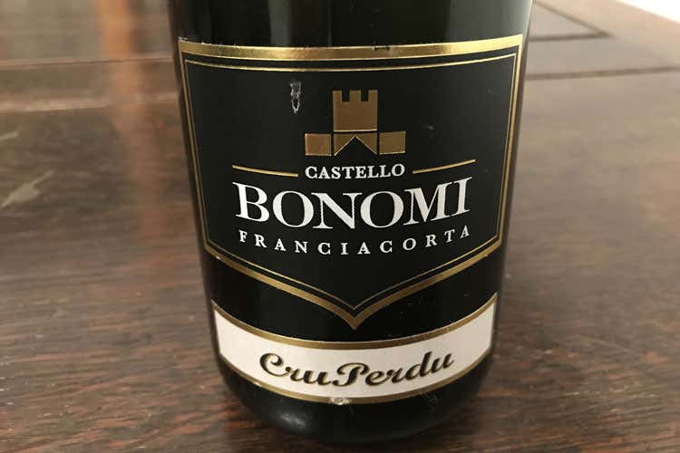 (Dal vigneto perduto una pregiata cuv&egrave;e Franciacorta Cru Perdu di Castello Bonomi)