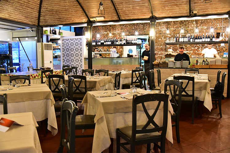 (Al Villa Costanza la pizza è un must Piatti con prodotti bio a filiera corta)