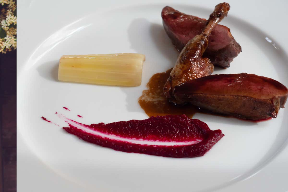 Un piatto di Ivan Monti a Villa Monty Banks Villa Monty Banks: in cucina c'&egrave; Ivan Milani