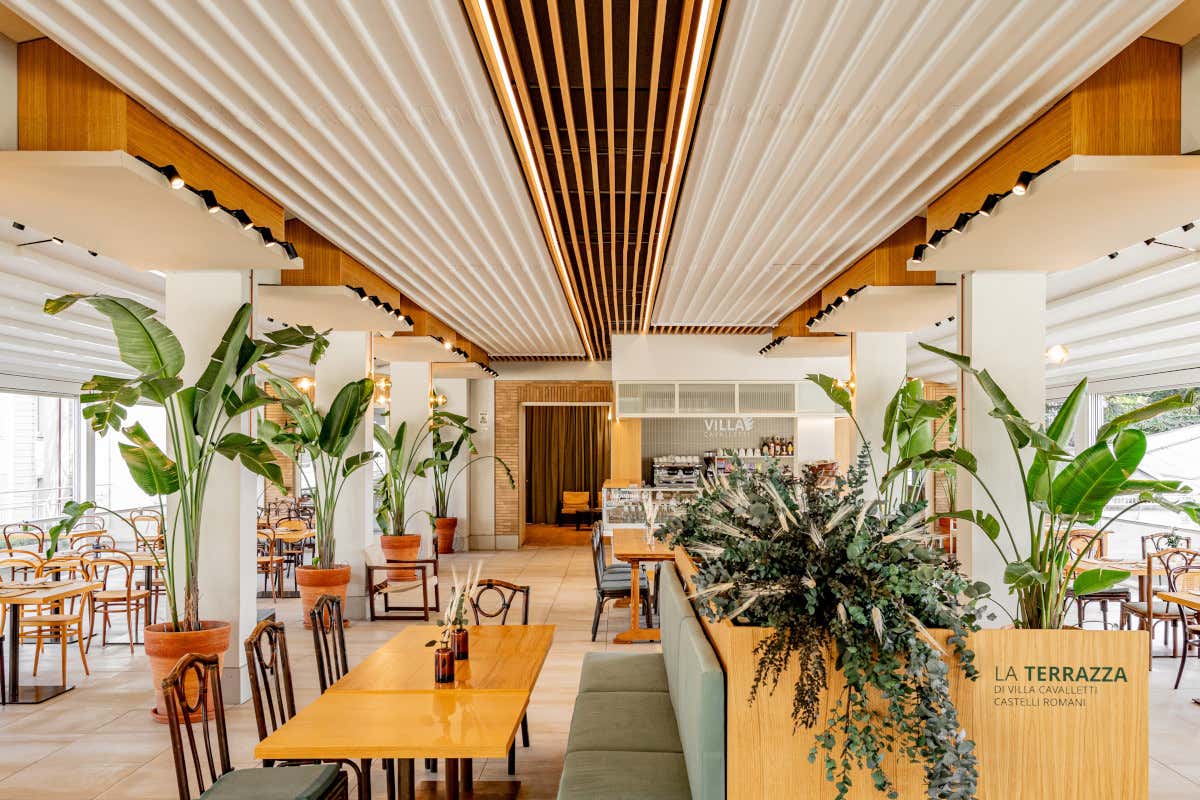 La sala della Terrazza di Villa Cavalletti