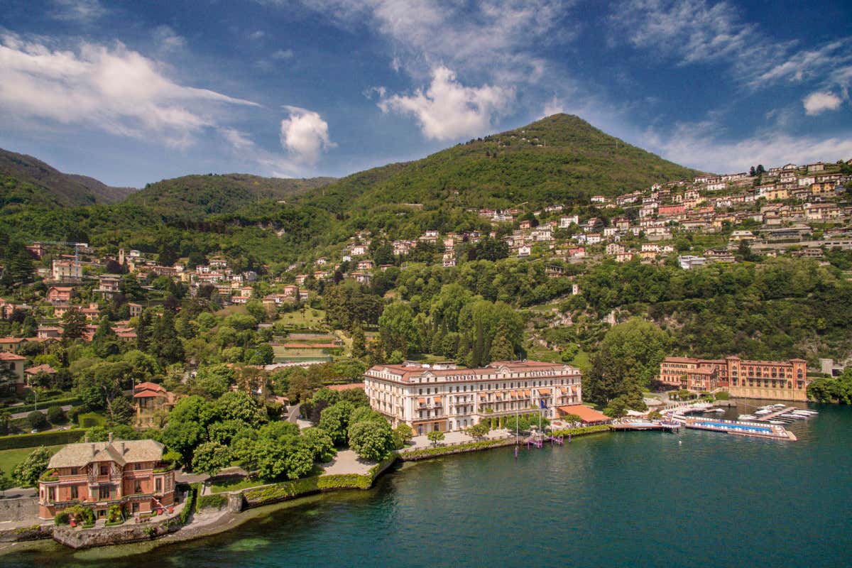 Villa d'Este dall'alto Villa Belinzaghi torna a far parte di Villa d'Este Villa d'Este dall'alto Villa Belinzaghi torna a far parte di Villa d'Este