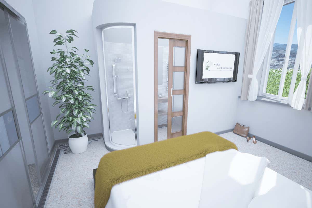 La stanza Monterosso di  Villa Gelsomino 