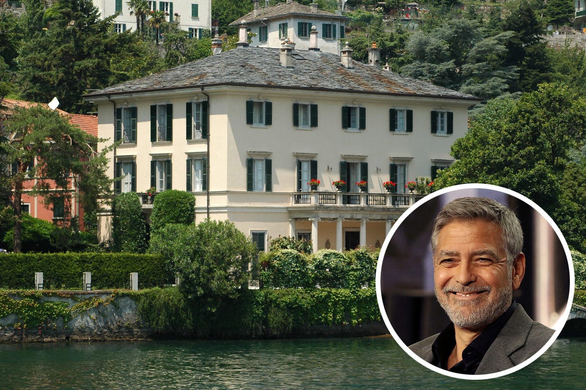 George Clooney, lago di Como addio: vende Villa Oleandra a Laglio