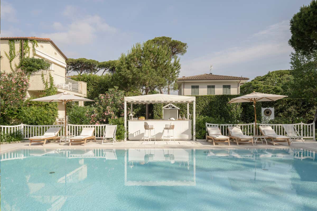 L’hotel Villa Roma Imperiale è immerso in una pineta