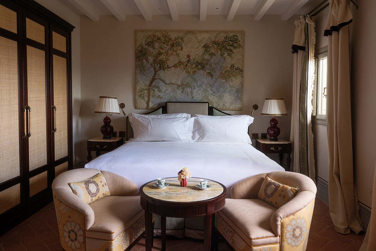 Una Deluxe Room di Villa San Michele