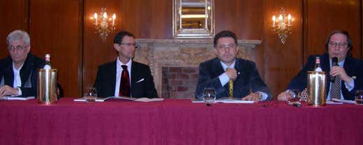 Da sinistra: Gianluca Viberti, Orlando Pecchenino, Claudio Rosso e Jan D'Agata