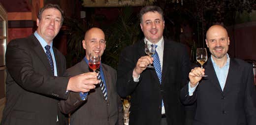 Da sinistra: Philippe Blanck, Foulques Aulagnon, Remy Gresser e Davide Oltolini Da sinistra: Philippe Blanck, Foulques Aulagnon, Remy Gresser e Davide Oltolini