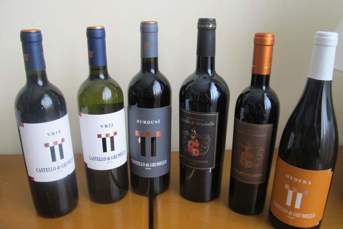 I vini degustati al Castello di Grumello (Bg) Vini pregiati e terroir d'eccellenza: i tesori del Castello di Grumello