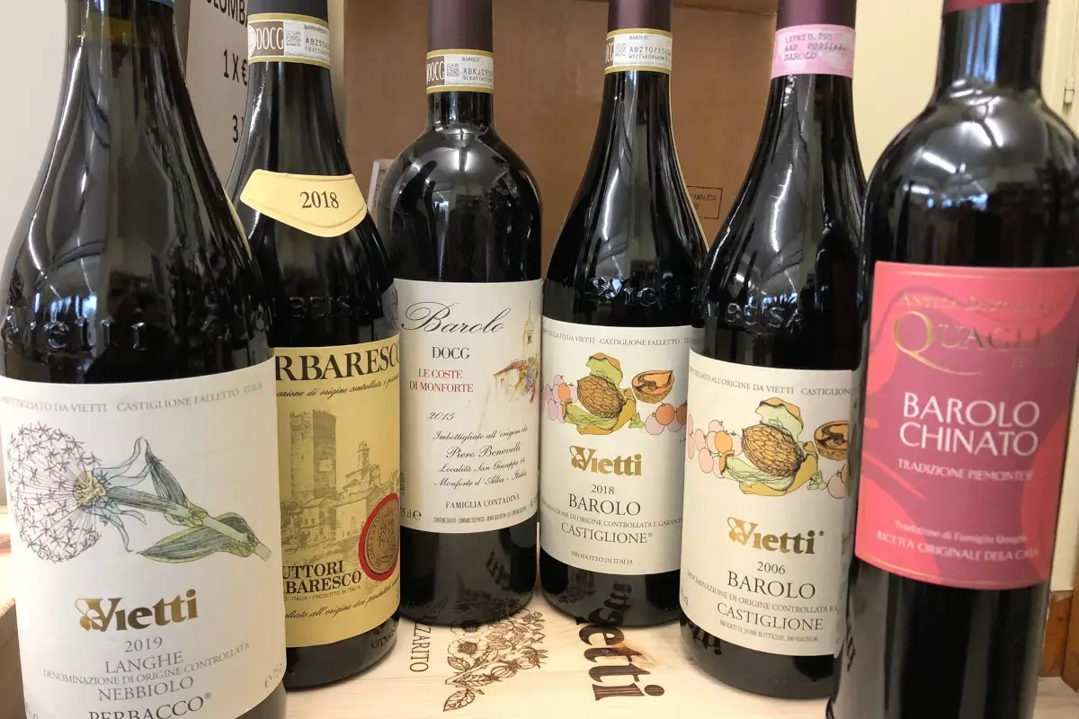 I vini presenti alla degustazione&nbsp; Il Ristorante Le Muse incontro l'Enoteca Stringhetto