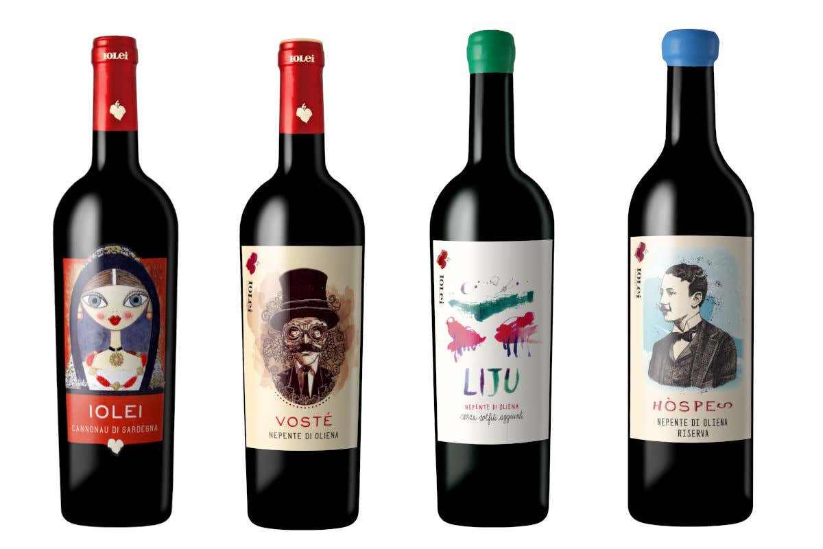 I 4 vini degustati di cantina Iolei