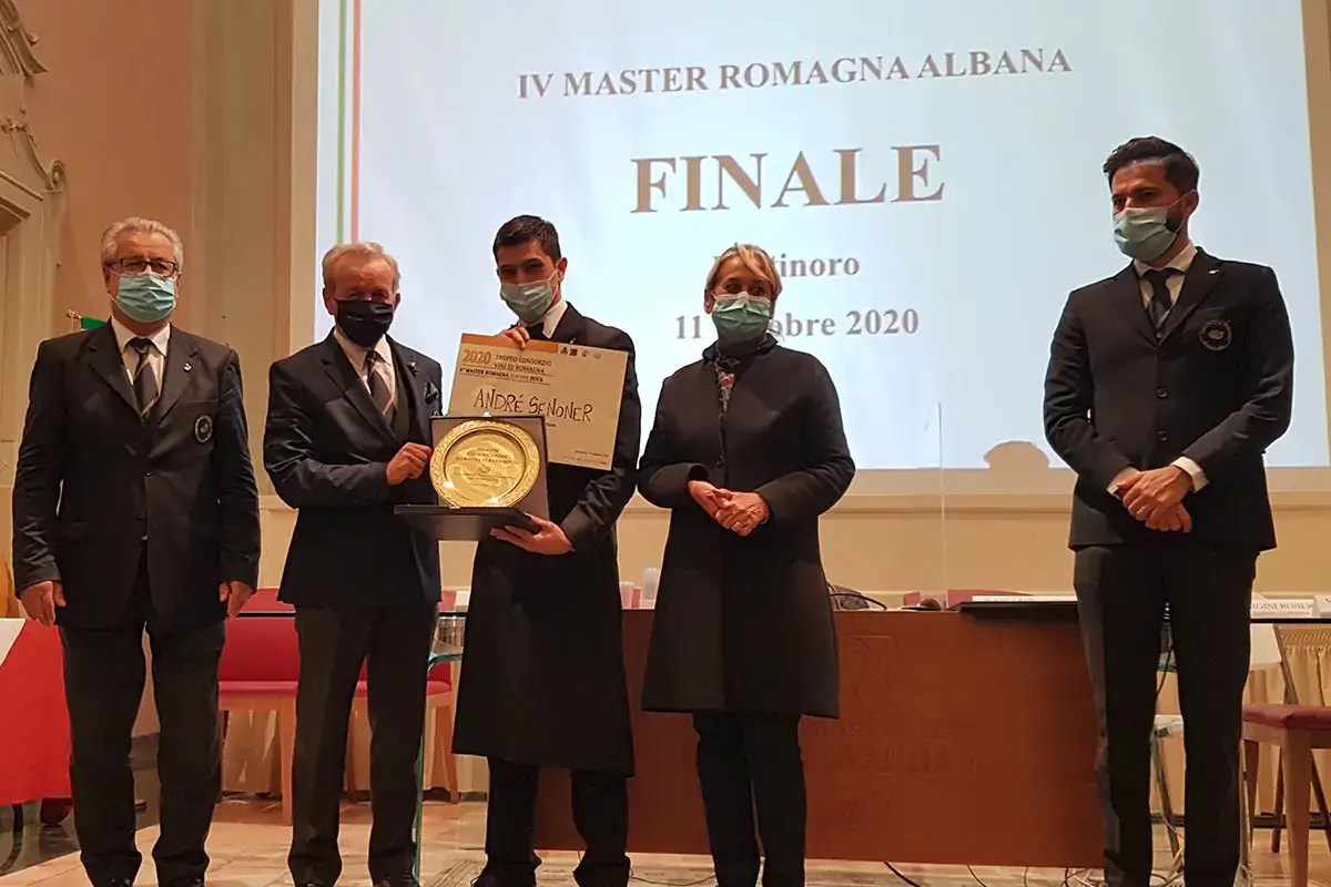 La finale del Master Ais Romagna 2020 vinta da Andr&egrave; Senoner Un weekend per celebrare l'Albana, orgoglio di Romagna e prima Docg bianca d'Italia