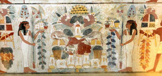 Pareti ovest, Tomba di Nakht - TT52, Necropoli tebana di Sheikh Abd el-Qurna Pareti ovest, Tomba di Nakht - TT52, Necropoli tebana di Sheikh Abd el-Qurna