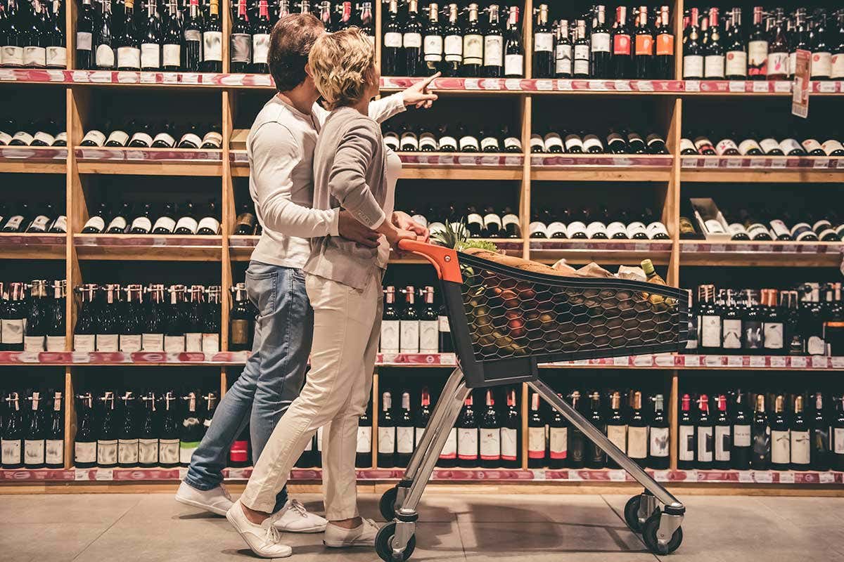 Il vino al supermercato piace sempre di più a consumatori e cantine