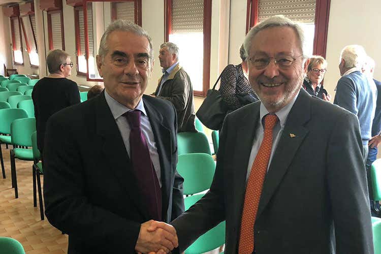 Luciano Arimini e Maurizio Ferri (Vini veneti Doc Due marchi per una cooperativa)