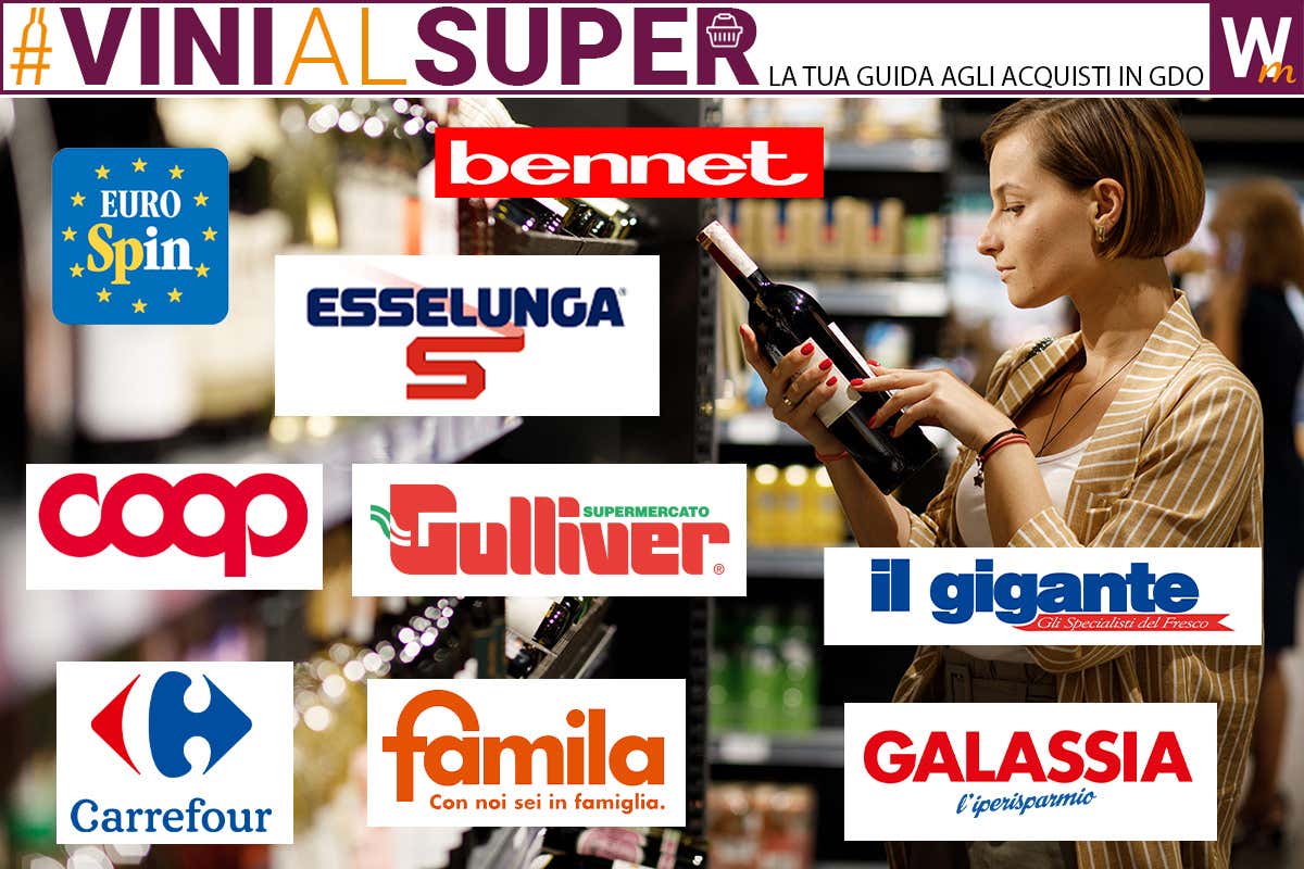 Vini in promo al supermercato: inizio 2024 promettente sui volantini