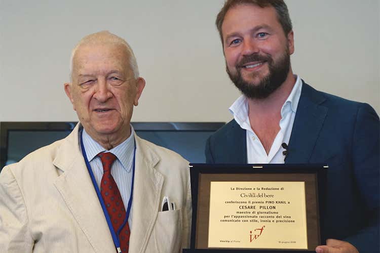 Cesare Pillon e Alessandro Torcoli (VinoVip al Forte Un successo oltre le attese)