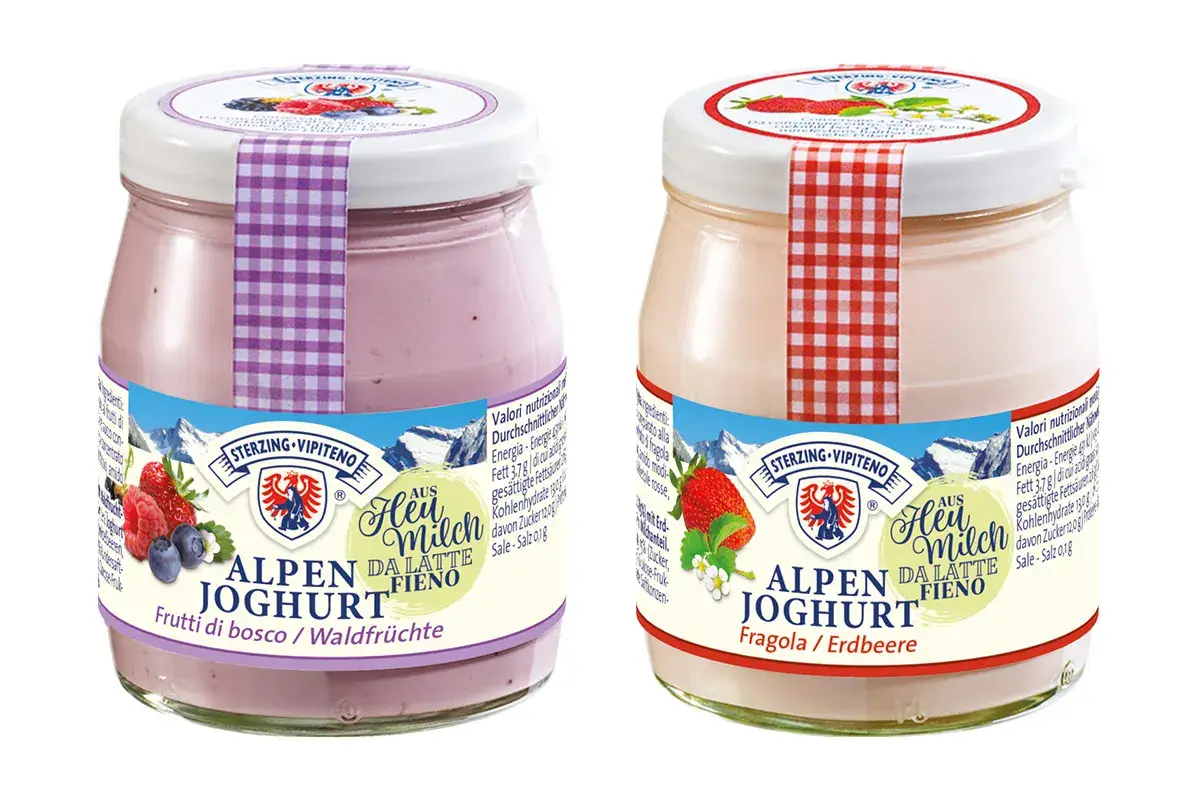 Latteria Vipiteno e Latteria Merano Cremose bont&agrave; di yogurt